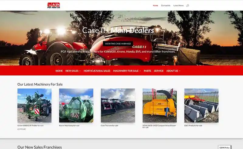 farmgear client website